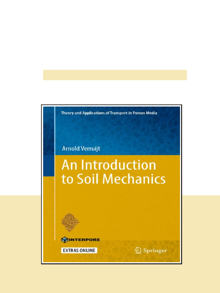 An Introduction To Soil Mechanics Verruijt A digital download | PDF ...