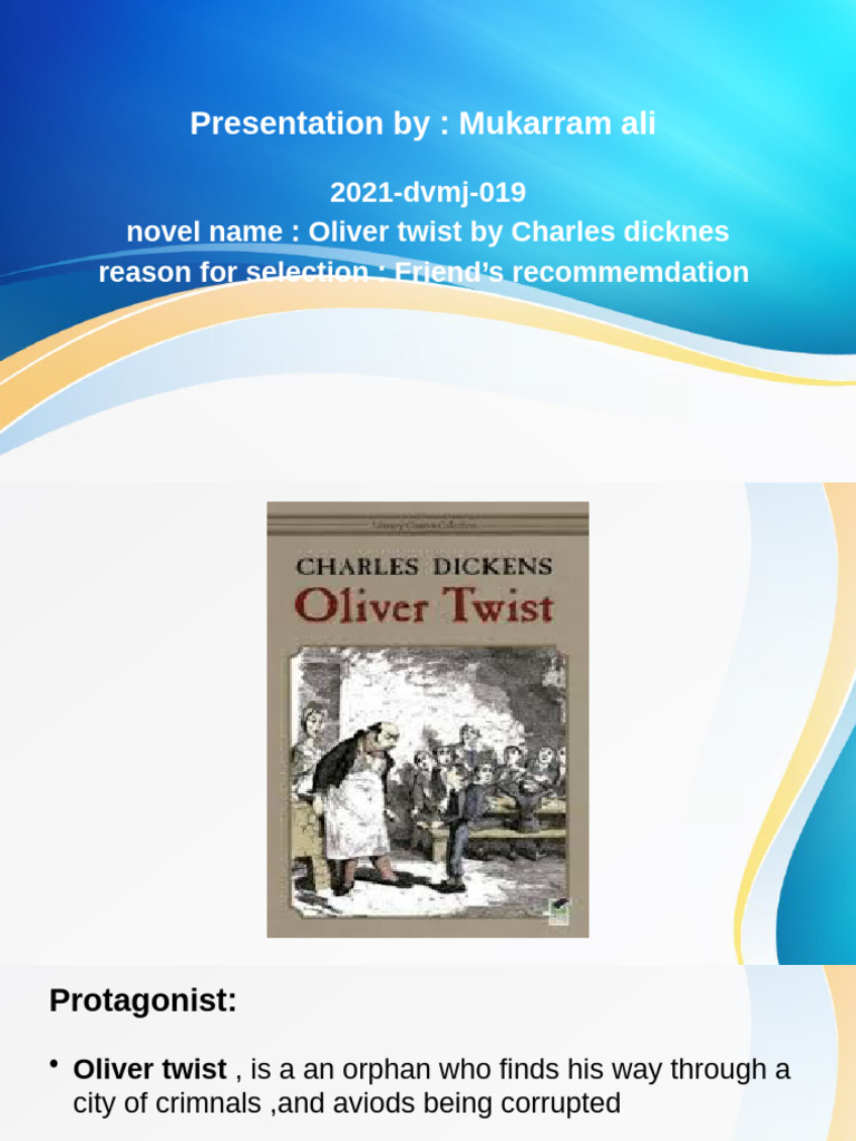 Oliver Twist: A Study of Poverty and Innocence | PDF