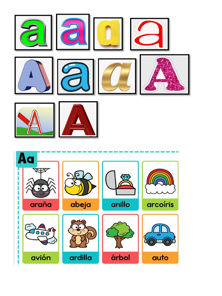 Letra A | PDF