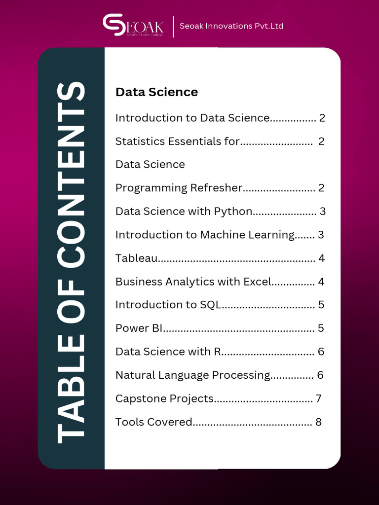 Data Science Training Program Overview | PDF | Data Science | Statistics