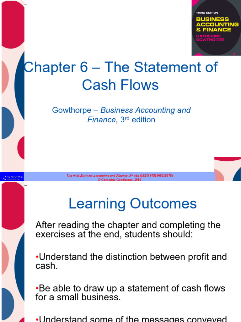 The Statement of Cash Flows | PDF | Cash Flow Statement | Expense