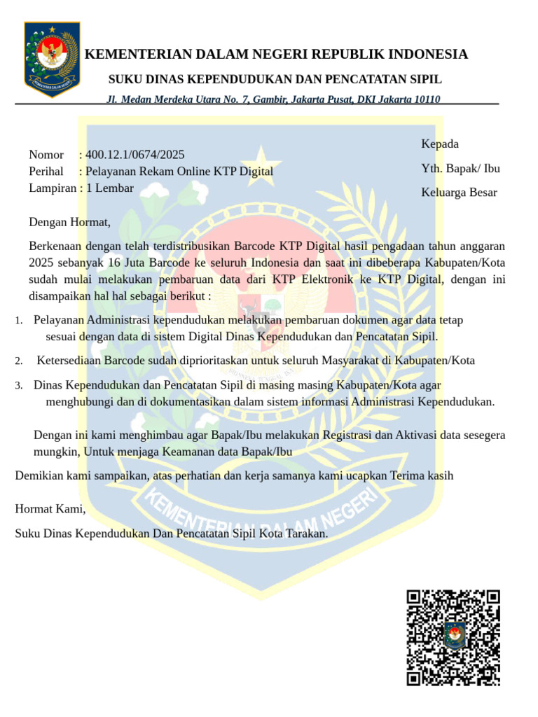 Pelayanan KTP Digital 2025 di Indonesia | PDF