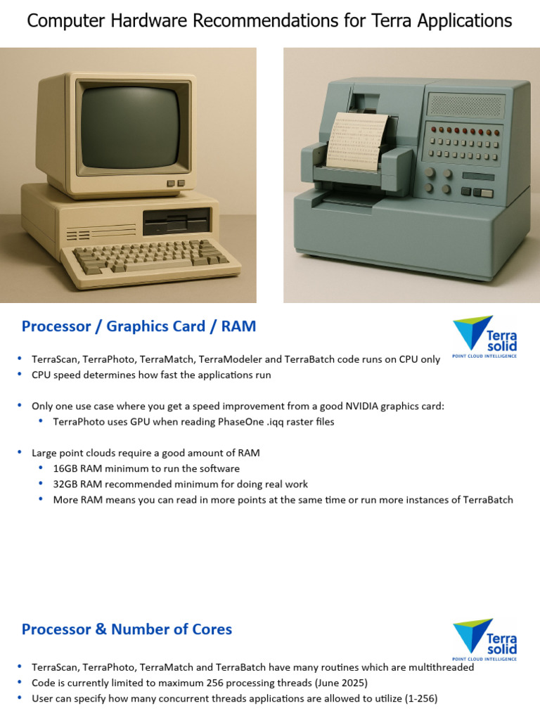 Optimal Hardware for Terra Applications | PDF | Thread (Computing ...