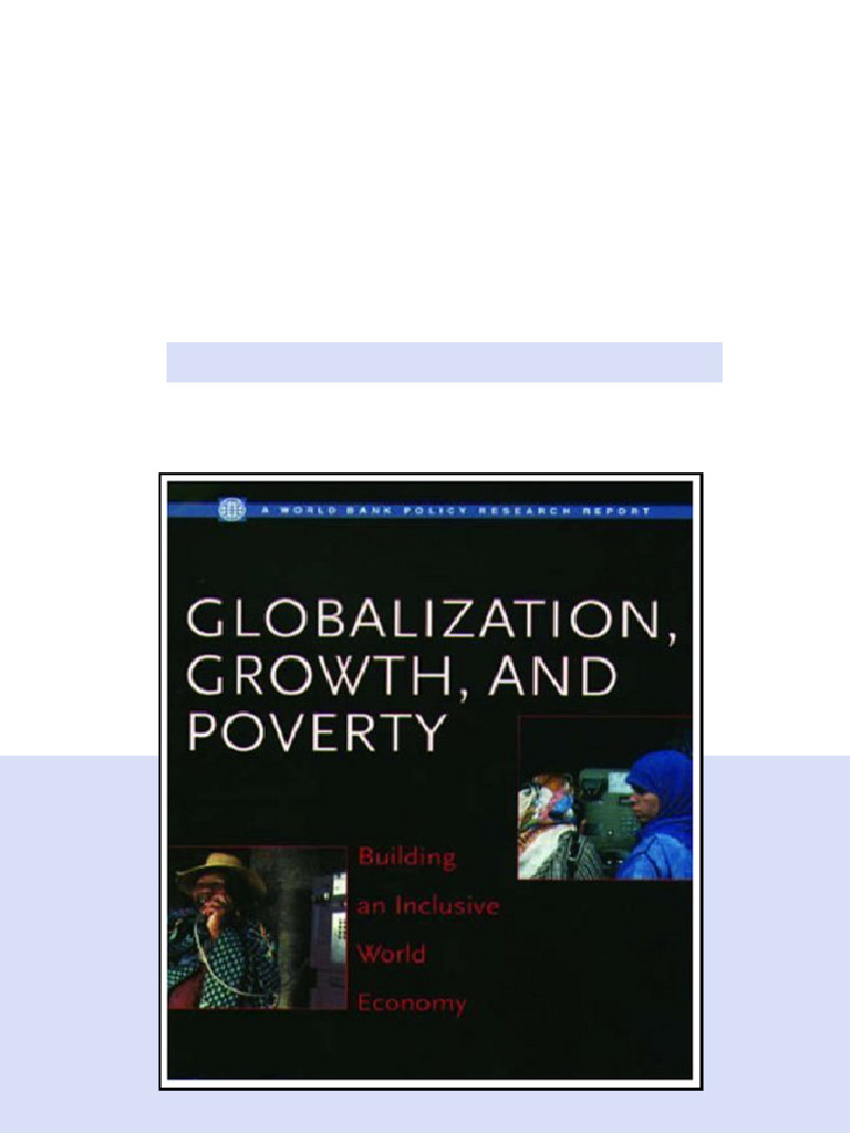 Globalization Growth And Poverty Building An Inclusive World Economy ...