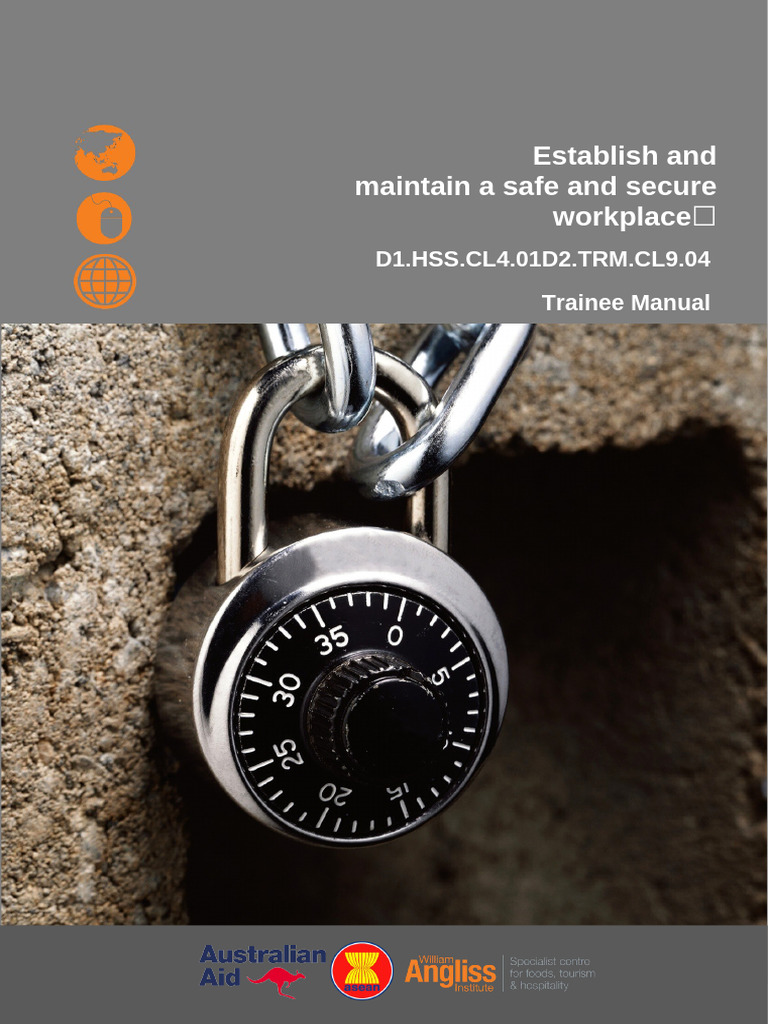 Safe Workplace Training Manual | PDF | Occupational Safety And Health ...