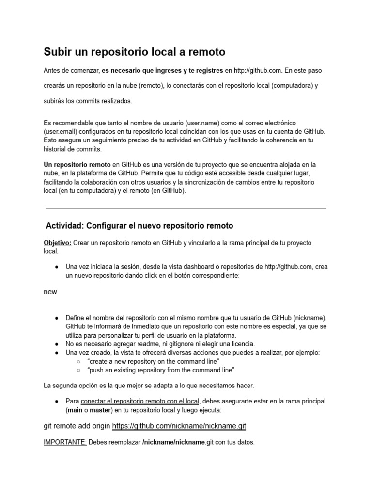 Paso a Paso Clase Github | PDF | Software de la aplicacion | Informática