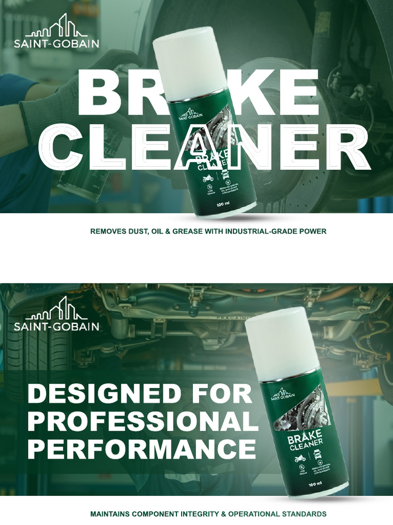 Industrial-Grade Brake Cleaner | PDF