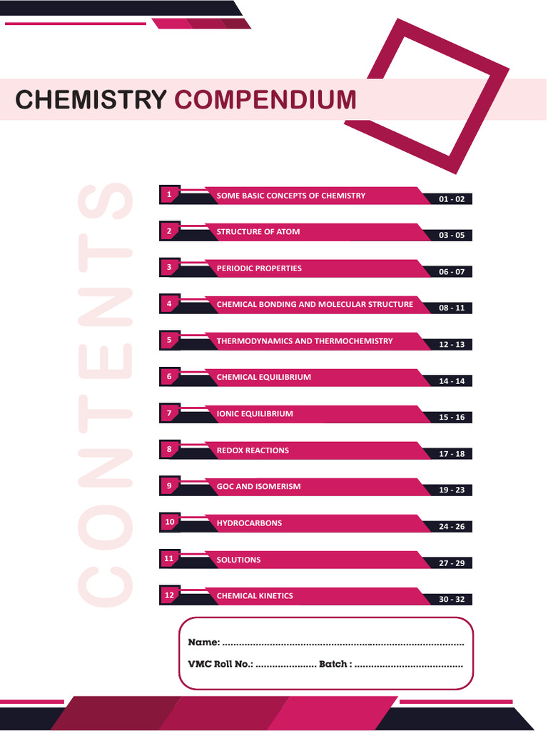 Comprehensive Chemistry Concepts Guide | PDF | Ionic Bonding | Ion