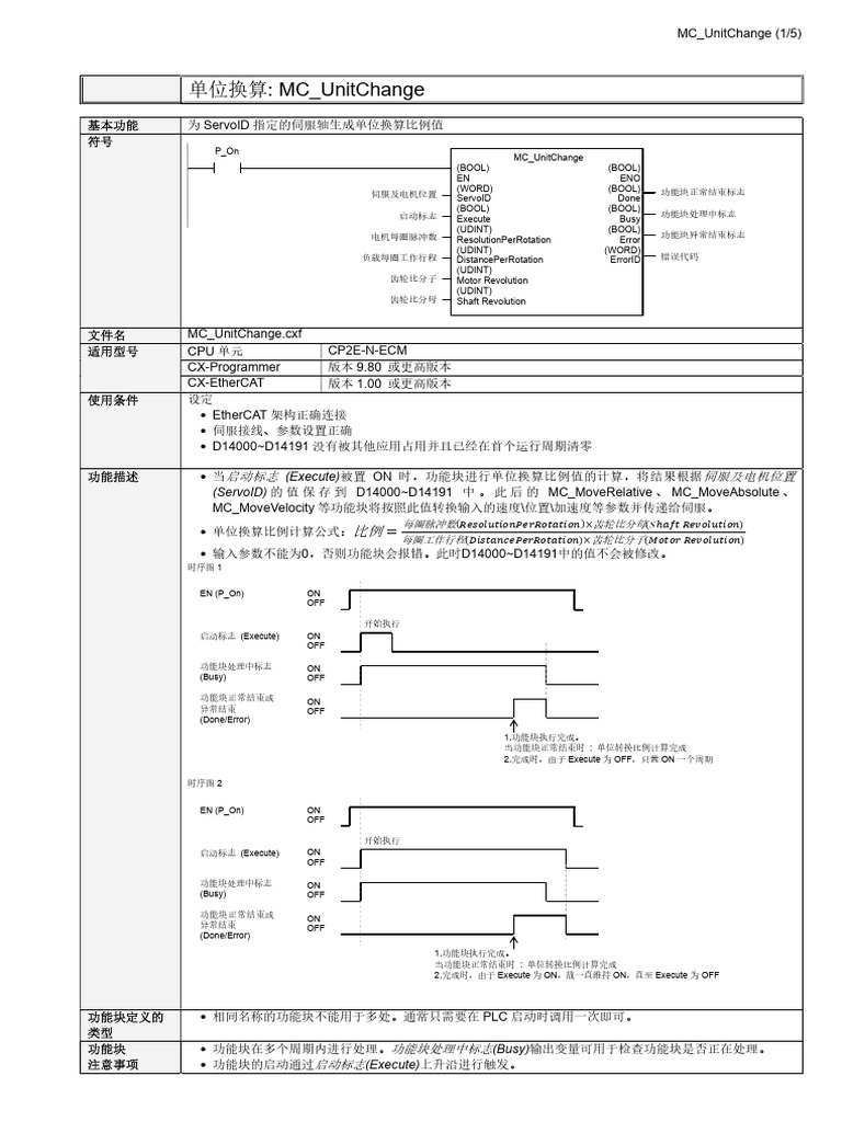 MC UnitChange | PDF