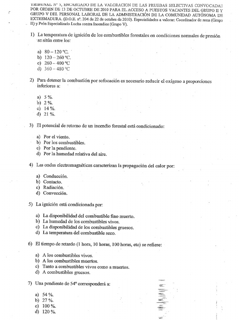 Examen Peon