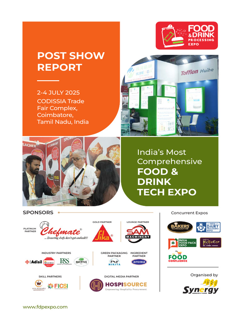 Fdpe Coimbatore 2025 Post Show | PDF | Foods | Food Industry