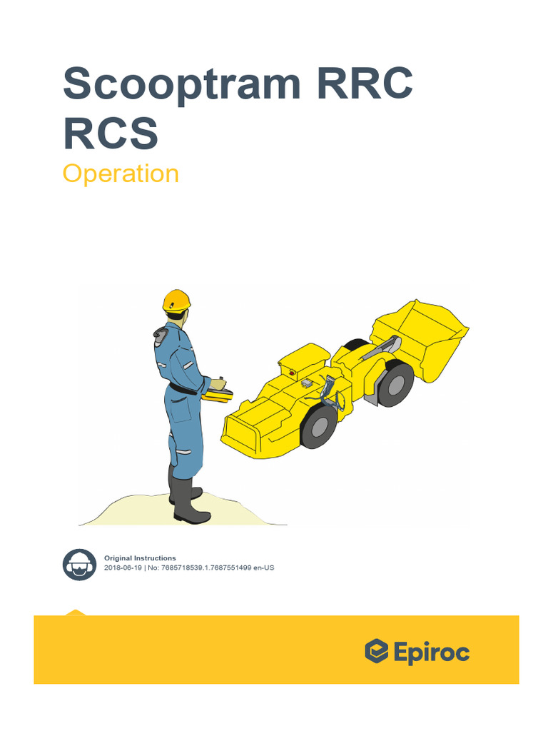 Scooptram RRC RCS Operation Guide | PDF | Battery Charger | Radio