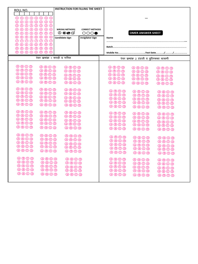 Answer Sheet | PDF | Chess Theory | Chess