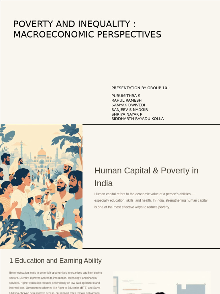 Human Capital's Role in Poverty Reduction | PDF | Poverty | Poverty ...