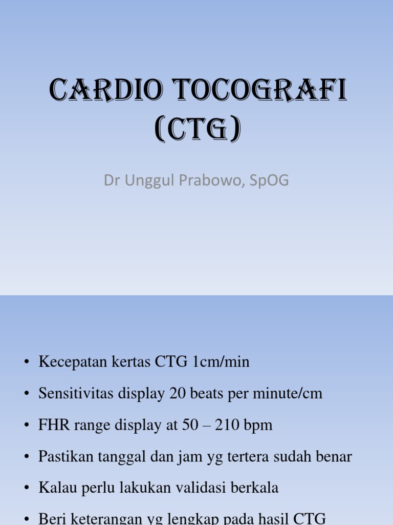 CTG Rski | PDF
