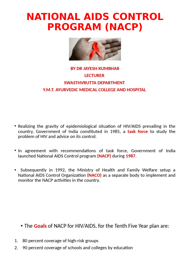 Overview of India's National AIDS Control Program | PDF | Hiv/Aids | Hiv