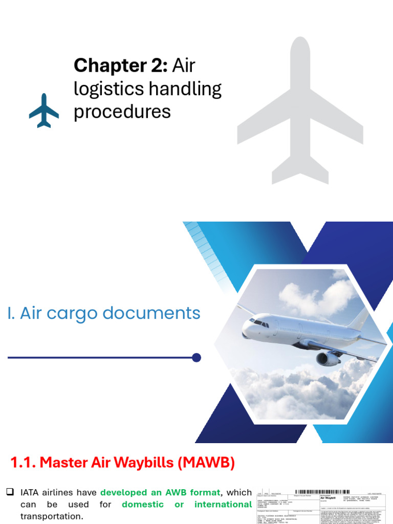 Air Cargo Logistics: MAWB Procedures | PDF