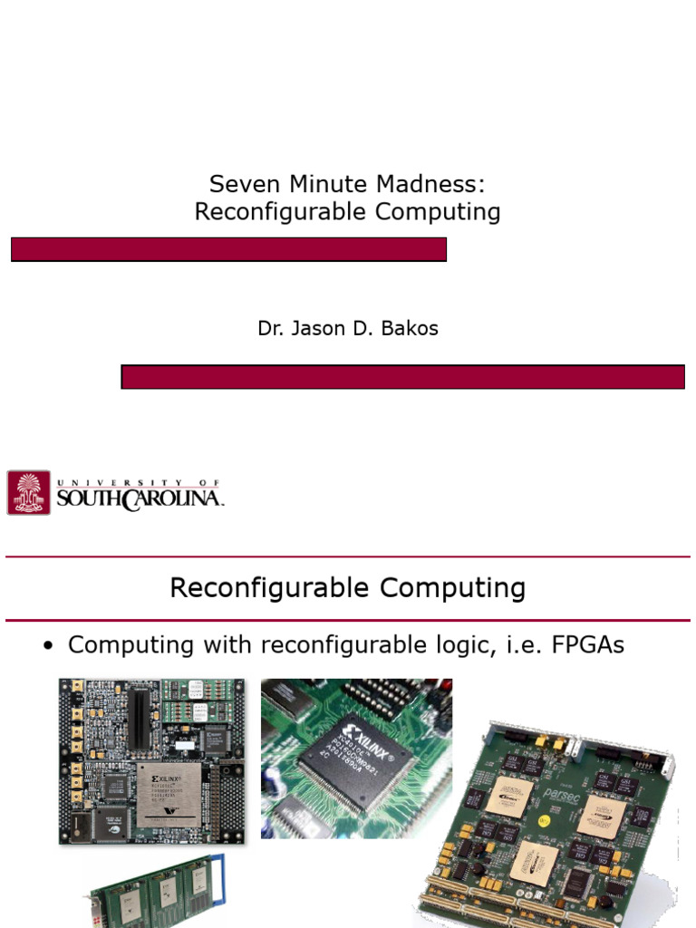High-Performance Reconfigurable Computing | PDF | Field Programmable ...