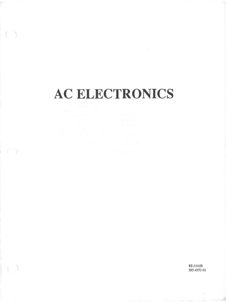 Unit 1 - D:/00T-Temp-Scanned/AC ELECTRONICS | PDF