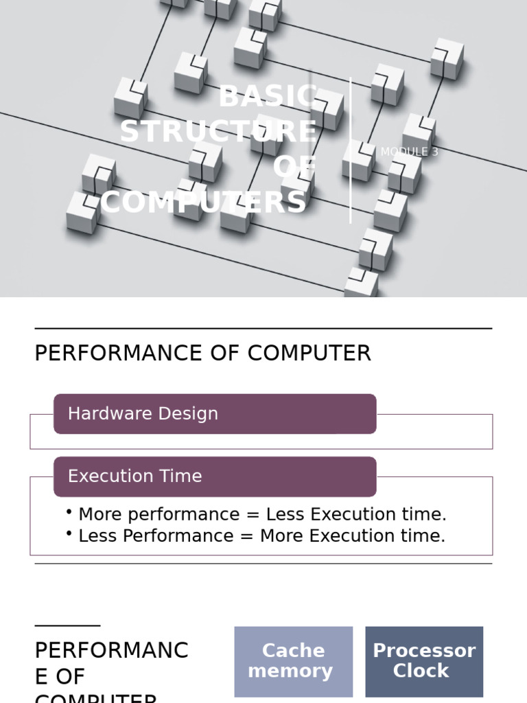 Computer Performance and Execution Basics | PDF