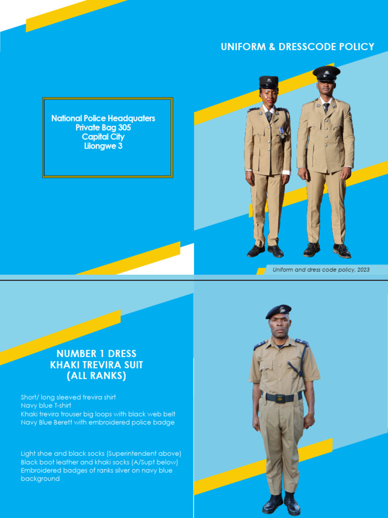 2023 Police Uniform & Dress Code Guide | PDF | Dress Codes | Uniforms