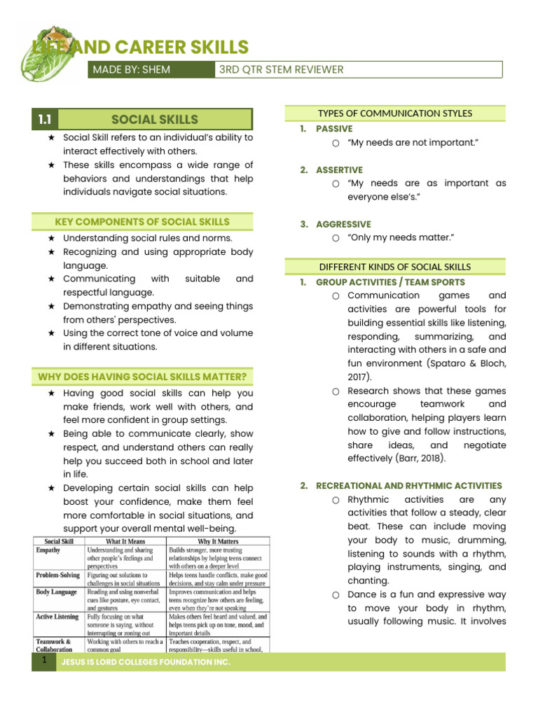 Essential Life and Career Skills Guide | PDF | Cost Of Living | Employment