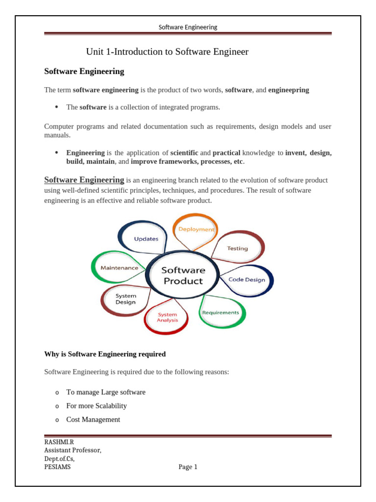 SE UNIT 1 | PDF