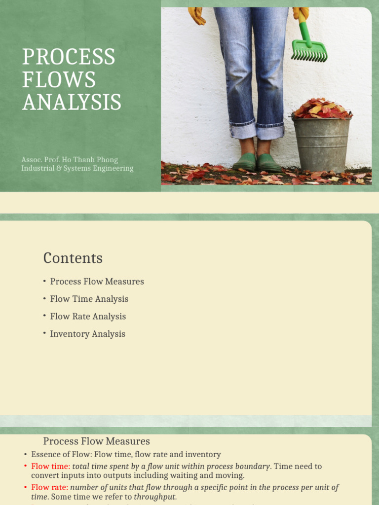 Process Flow Analysis Techniques | PDF