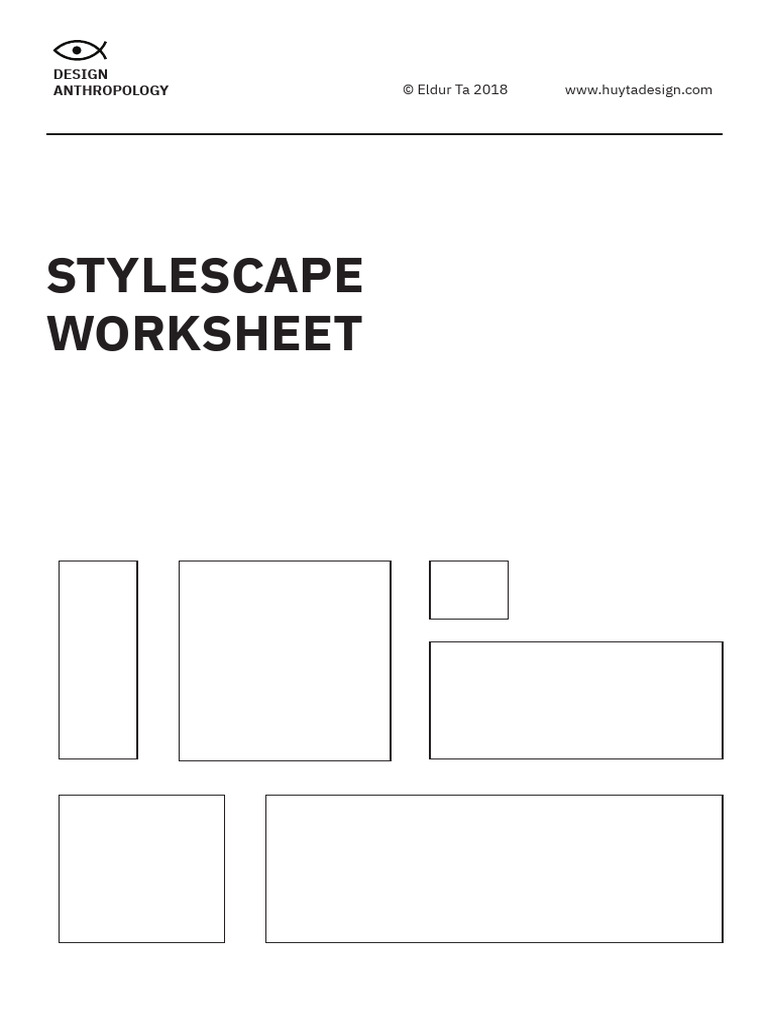 Worksheet Stylescape | PDF