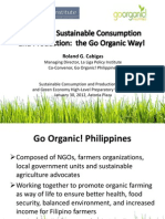 Achieving Sustainable Consumption and Production the Go Organic Way!