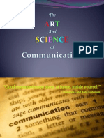 The Art and Science of Communication