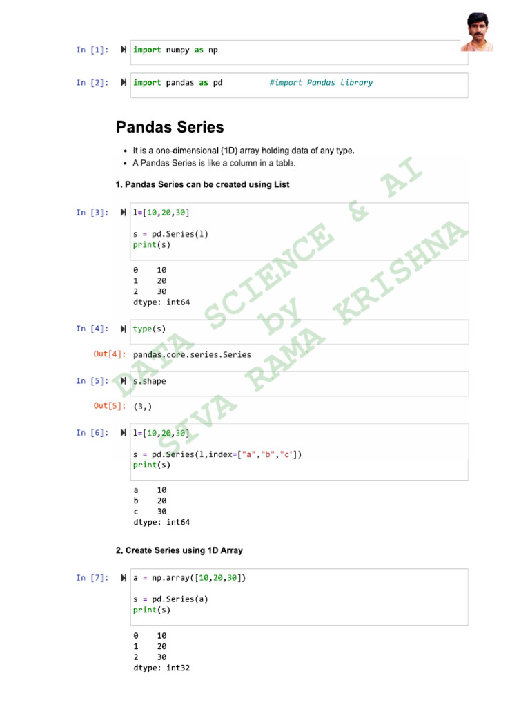2.1. Pandas | PDF