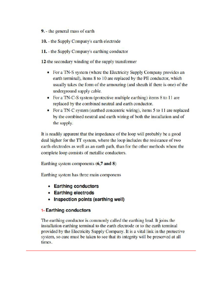 Earthing Sys | PDF