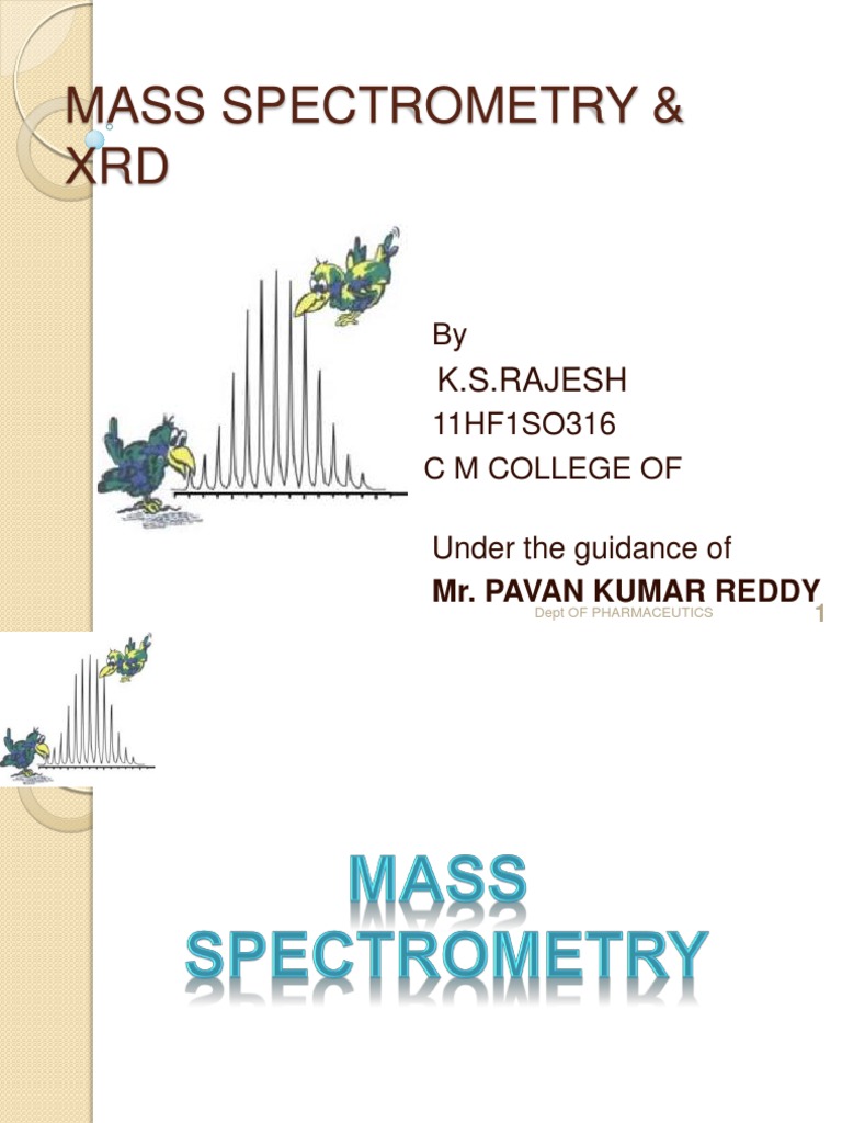 Analysis of Mass Spectrometry Techniques and Their Applications in