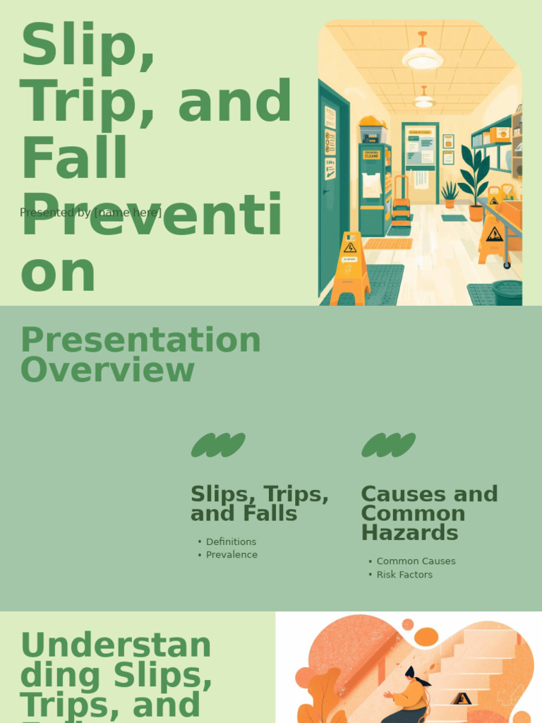 Presentation - Slip, Trip, and Fall Prevention | PDF | Safety | Hazards