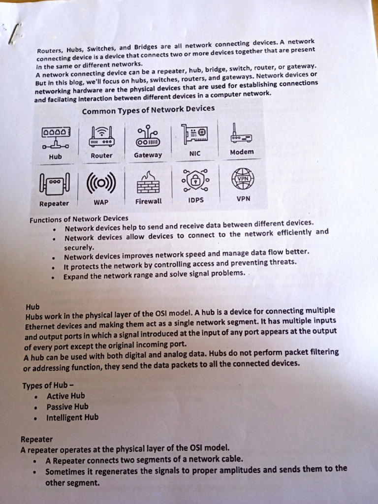 Computer Network Unit 1 | PDF