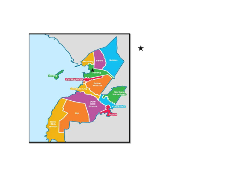 Geographical Map of Maguindanao Del Norte | PDF