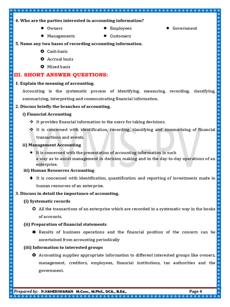 Key Concepts in Accounting Explained | PDF | Debits And Credits ...
