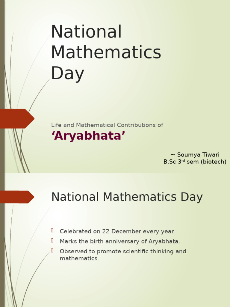 Aryabhata: Pioneer of Mathematics | PDF | Mathematics | Elementary ...