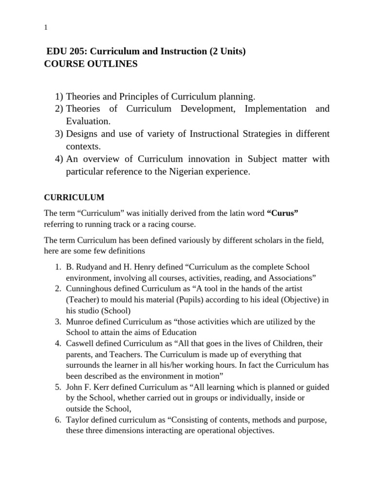 Curriculum Theories and Foundations Overview | PDF | Curriculum | Learning