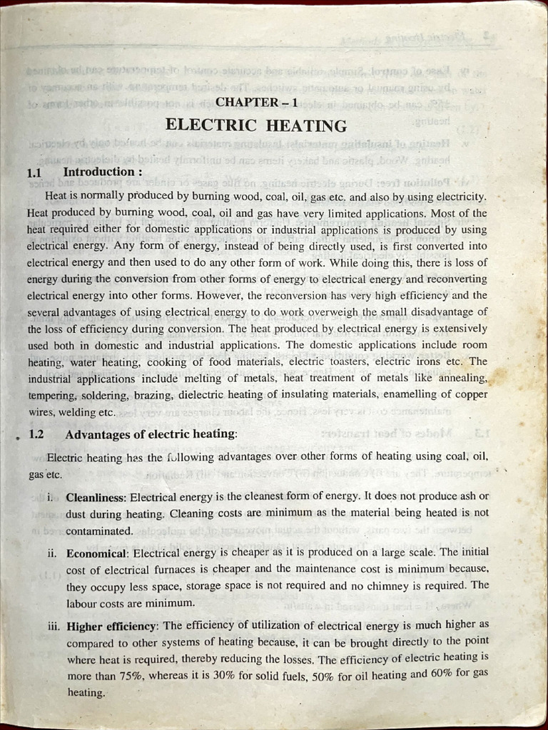 Electric Heating | PDF