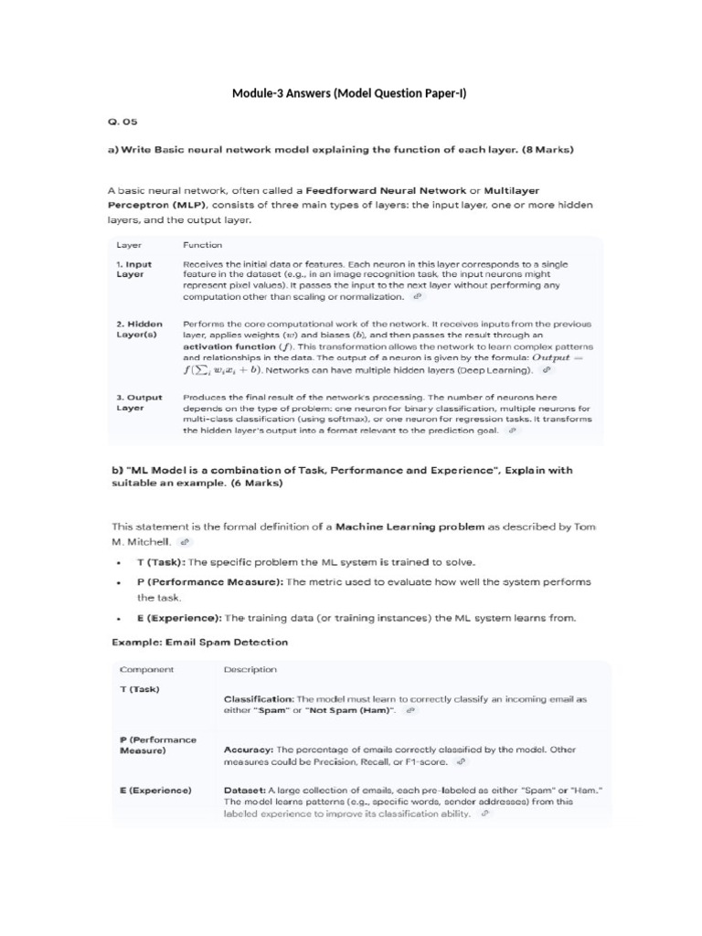Module 3 AI ANS | PDF