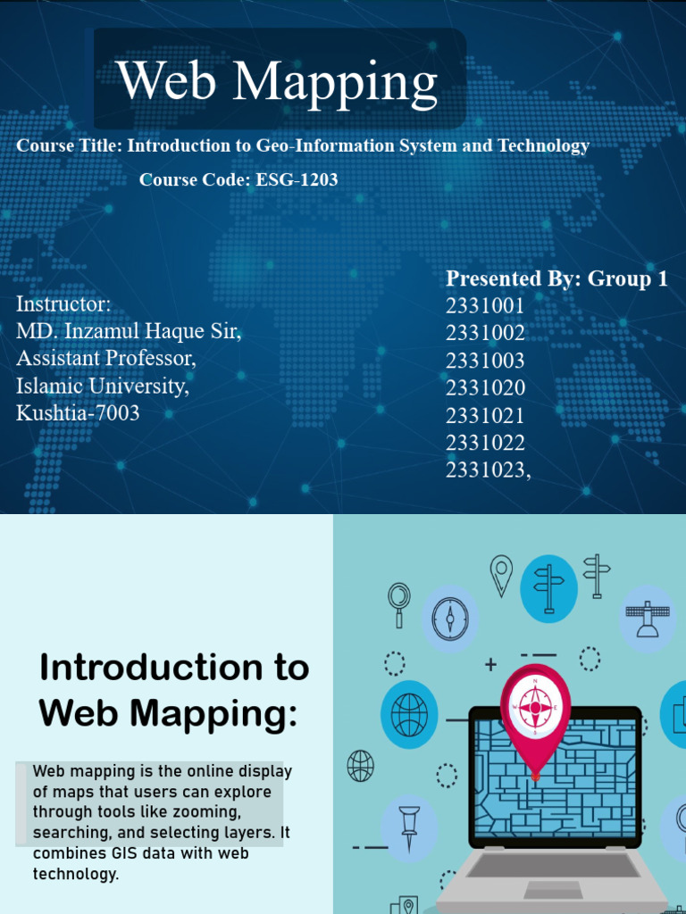 Web Mapping | PDF | Geographic Information System | World Wide Web