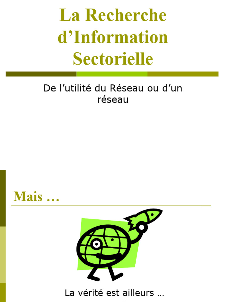 Organisation de la Recherche d'Information | PDF | Informations ...