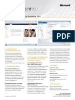 Sharepoint 2010 Developer IT Pro Learning Guide 101909