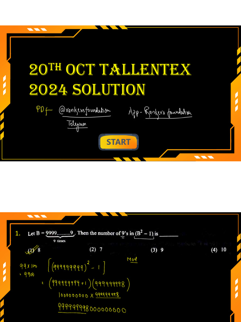 Math - Mat 20th Occt Solution | PDF | Chess | Chess Theory