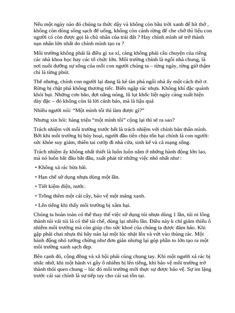 Change For Green | PDF