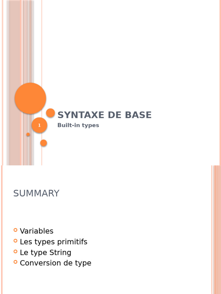 Java Basic Syntax and Control Structures | PDF | Bit | Integer ...