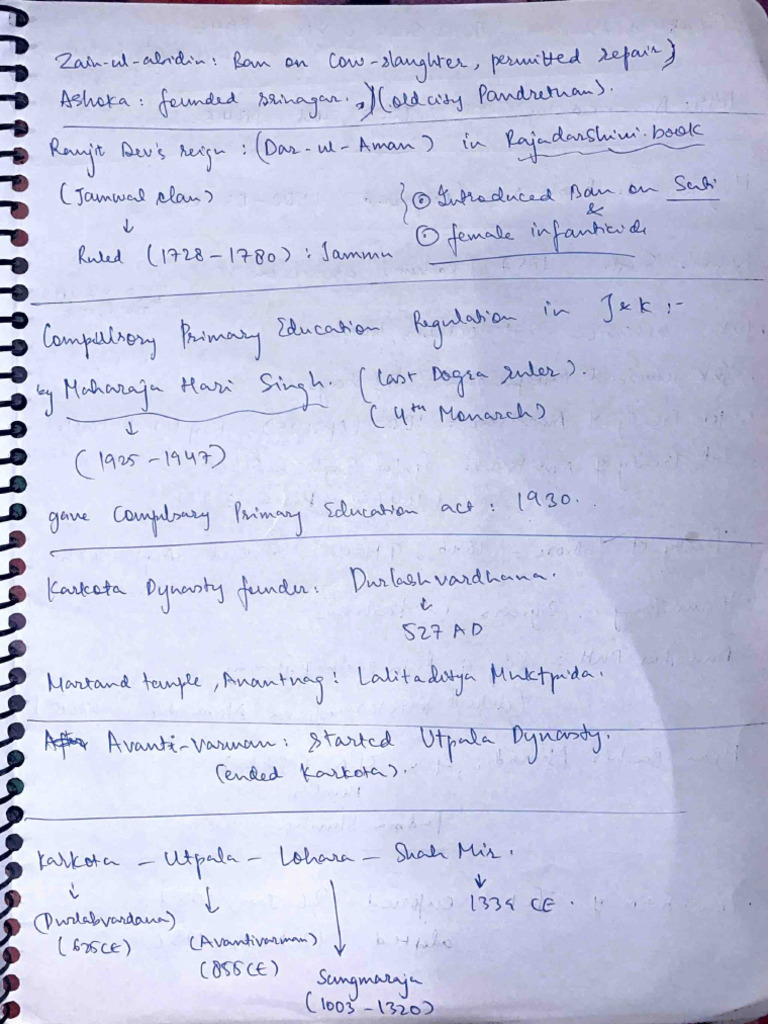 Patwari Self Made Notes | PDF