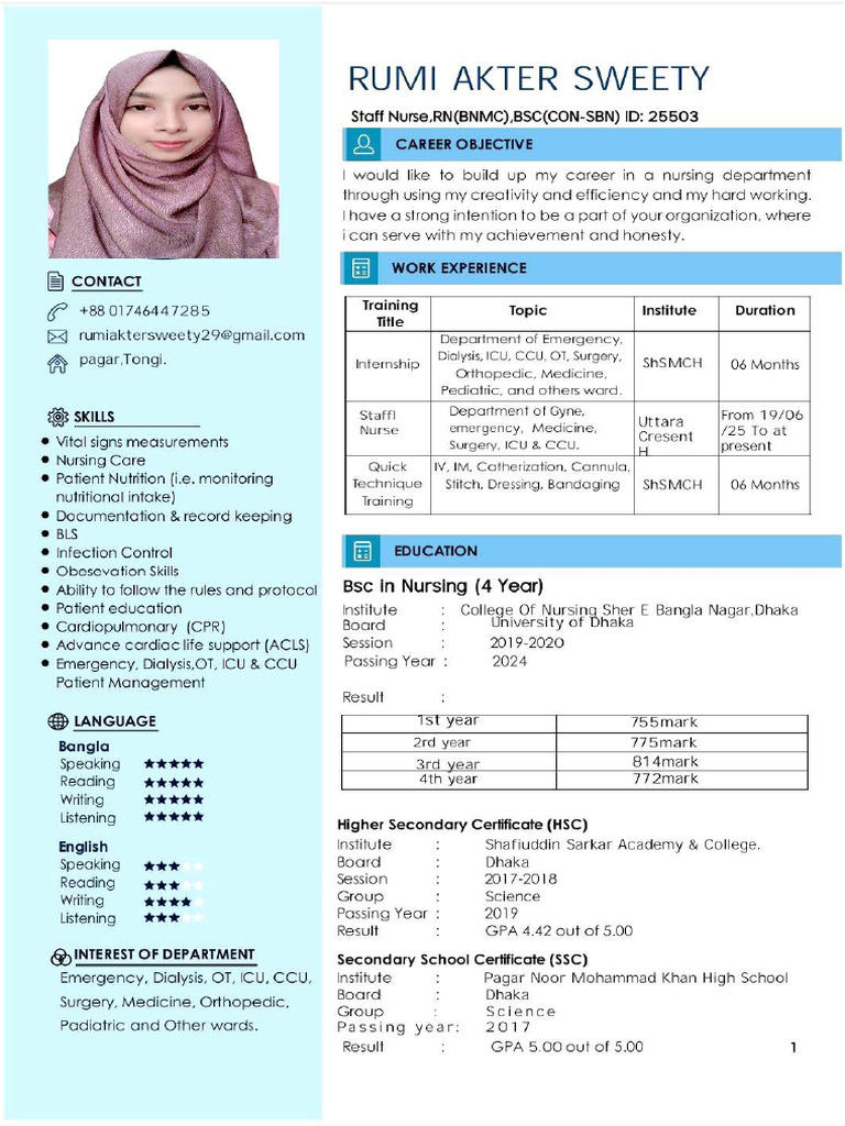 Update CV Version | PDF